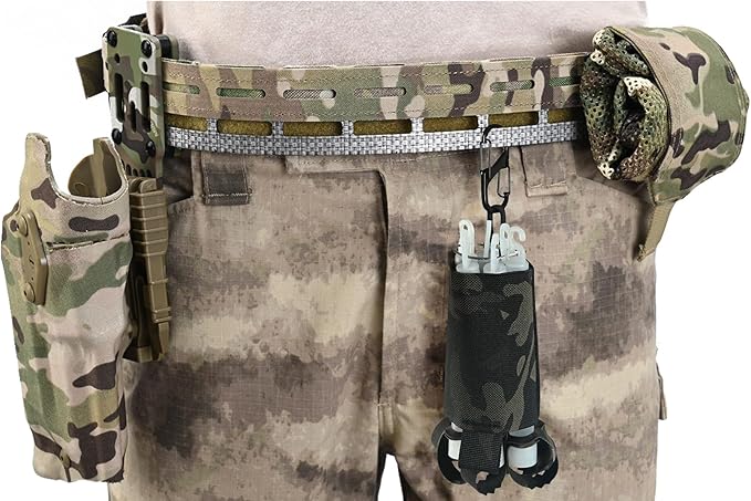 SABADO Tactical Chem Lights with Holders and Carabiner Clip, 6 Ultra Bright Glow Sticks with 12 Hour Duration for Camping Fishing and Hunting