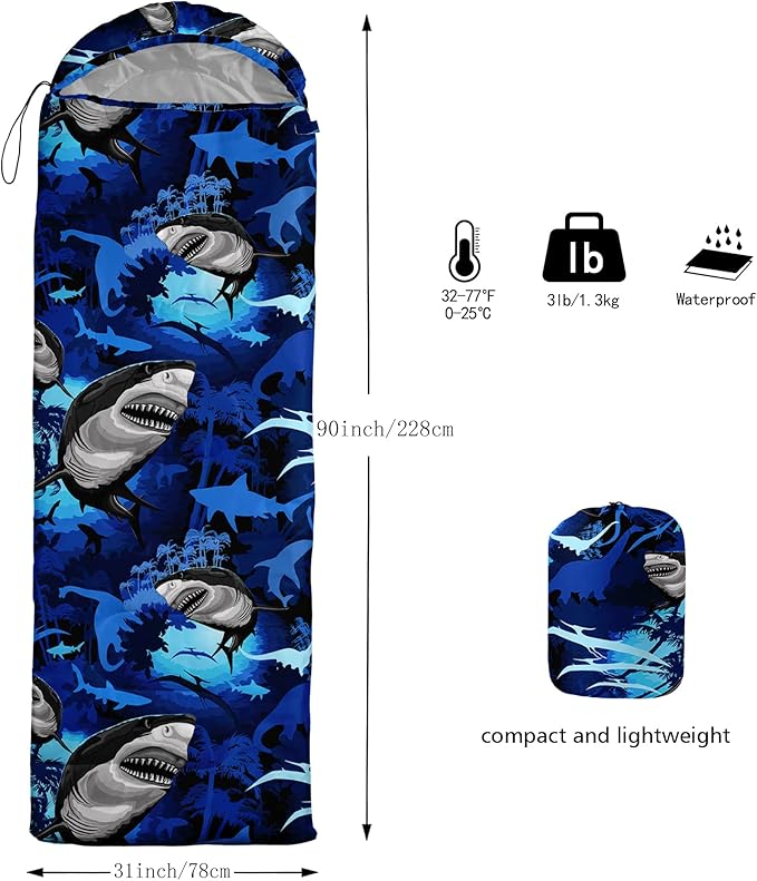 BailiPromise Camping Sleeping Bags,3 Season Warm & Cool Weather,Lightweight,Waterproof Sleeping Bags for Adults & Kids,Traveling,and Outdoors,Camping Gear Equipment
