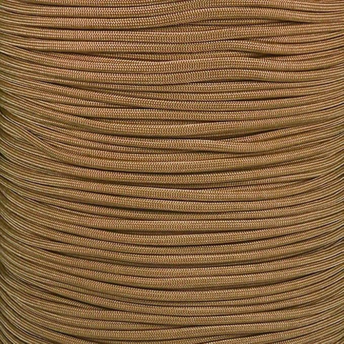 Paracord Planet Yellow 550 Paracord – 7 Strand Type III Paracord for Camping, Crafting, Utility and More! – Gold (25 ft)
