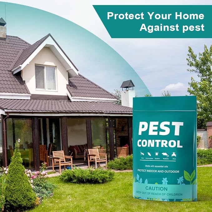 Pest Control Pouches, Rodent Repellent, Indoor Mice Repellent, Repel Mice,Mouse,Rats,Ant,Roach,Spider,Moths& Other Pest,Mouse Repellent Pouches,Safe for Kids & Pets,Pest Repellent-12 Pouches
