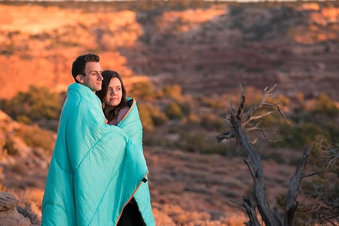 Teton Mammoth Queen Size Double Sleeping Bag- A Warm Bag The Whole Family can Enjoy – Great for Camping, Hunting and Base Camp. Compression Sack Included