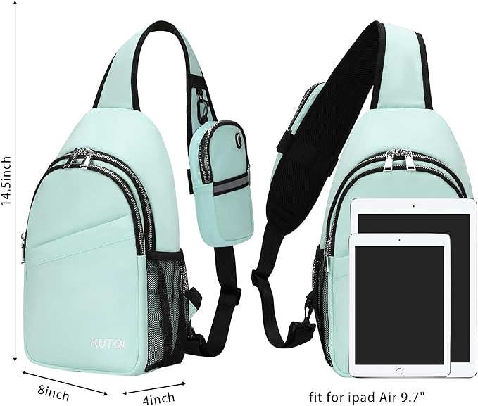 Sling Backpack Crossbody Sling Bag for Women Men Multipurpose Travel Essentials Hiking Chest Bag Daypack