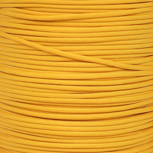 Paracord Planet Yellow 550 Paracord – 7 Strand Type III Paracord for Camping, Crafting, Utility and More – Airforce (50 ft)