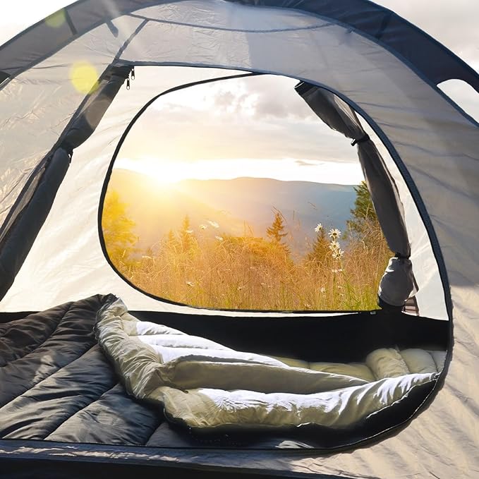 0 Degree Double Sleeping Bag for Adults, 2 Person Cold Weather Queen Size Sleeping Bag for Camping, RV Travel, or Family Outdoors
