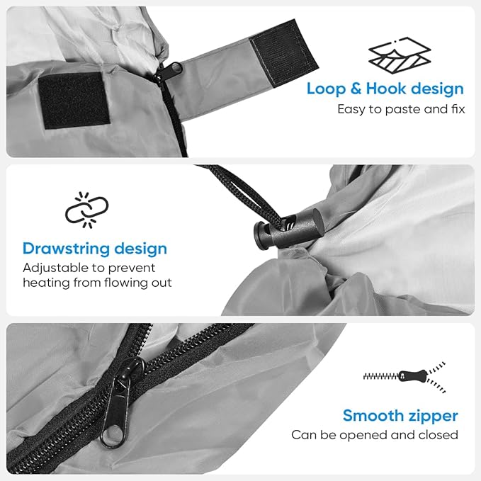 OBTANIM Sleeping Bags Portable Waterproof Camping Sleeping Bag for Adults Kids 4 Seasons Cold Weather or Warm Backpacking Hiking Mountaineering Indoor Outdoor Use