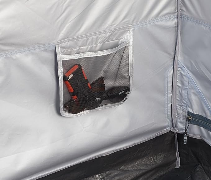 E-Z UP Camping Cube 6.4, Converts 10' Straight Leg Canopy into Camping Tent, Punch