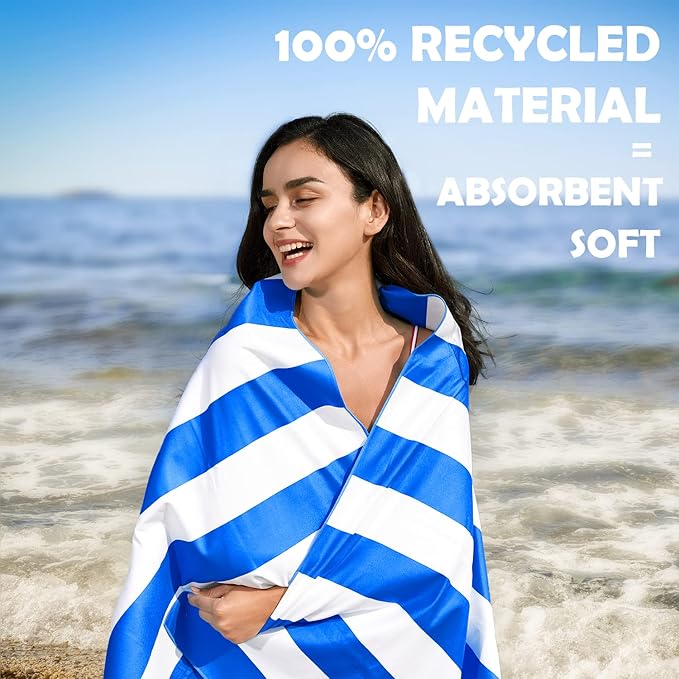 Your Choice Microfiber Beach Towels, Sand Free Beach Towel, Quick Dry Beach Towel, Extra Large Beach Towels for Adults, Kids (67x35 Inch, 60x30 Inch), Travel Towel, Camping Towel