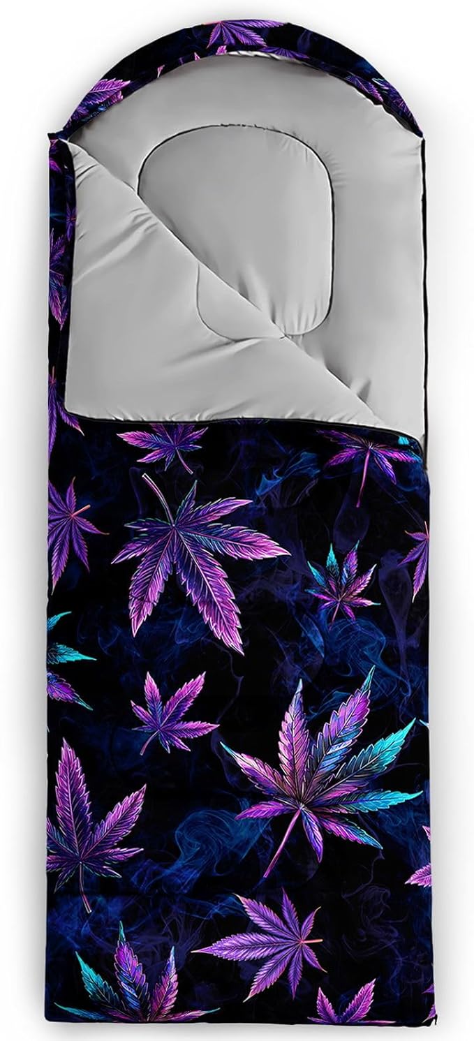 Kids Sleeping Bag for Boys Girls,Western Cowboy Print-Lightweight Warm Portable Outdoor Indoor-Waterproof Cold Weather Resistant Sleeping Bag for Camping Hiking