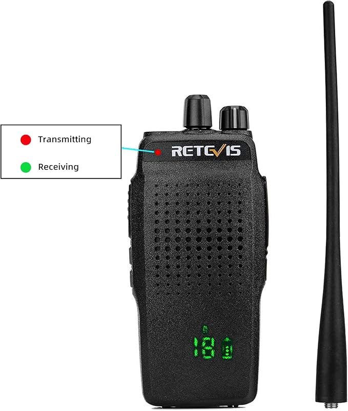 Retevis RT26 Walkie Talkie for Adults Long Range,Walkie Talkies with Shoulder Mic, Shockproof, Professional Two Way Radio with 3000mAh Rechargeable Battery for Security Vehicle Hunting (2 Pack)