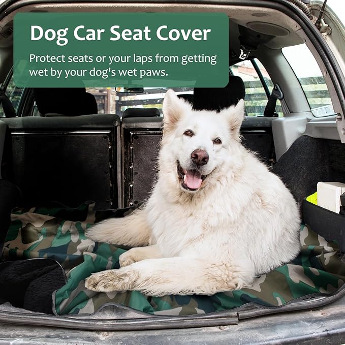 Tirrinia Outdoors Waterproof Throw Blanket, Sherpa Fleece Stadium Windproof Mat for Camping, Picnic, Traveling, Boat, Football - Machine Washable