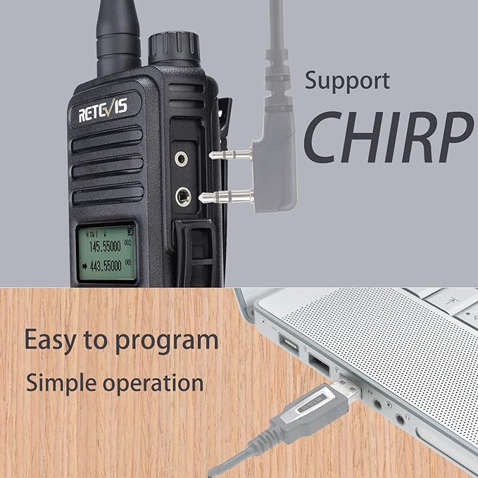 Retevis RT85 Ham Radios Long Range,Rechargeable Walkie Talkies,High Power,Built in VFO,DTMF,VOX,Emergency Alarm,Flashlight,Dual Band Radio for Family Survival Gear Camping Hunting (2 Pack)
