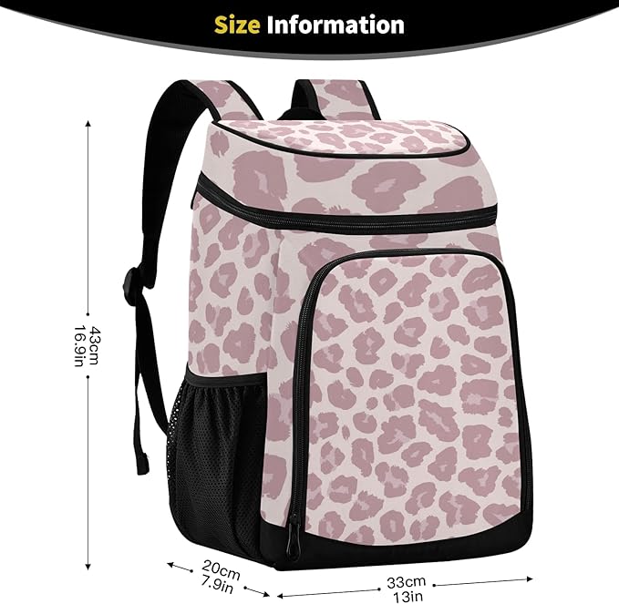 Cooler Backpack Insulated Leak Proof Beach Cooler Bag 30 Cans Waterproof Lightweight Soft Lunch Picnic Cooler for Men Women