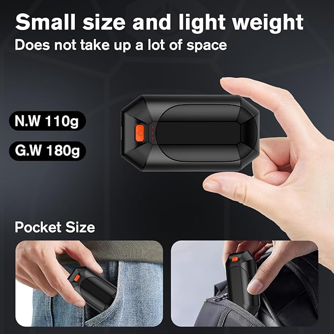 2 Pack πππ§π πππ«π¦ππ«π¬ Rechargeable,Portable Electric Hand Warmers Reusable,USB Handwarmers,Outdoor/Indoor/Working/Studying/Camping/Hunting/Golf/Pain Relief/Game/Warm Gifts for Men Women Kids