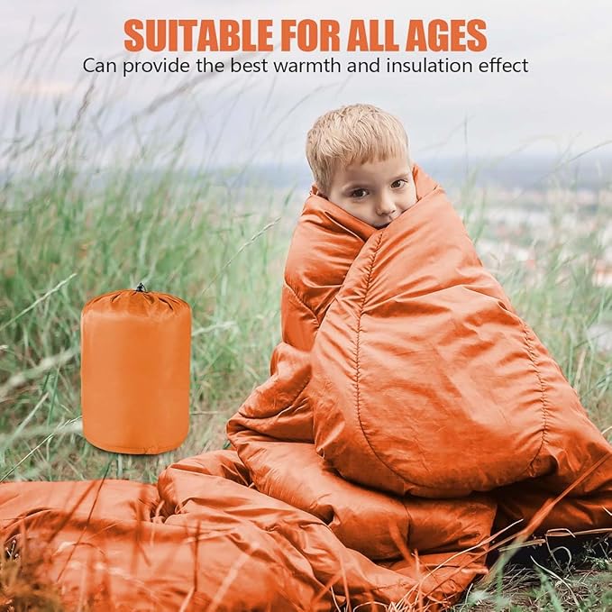 OBTANIM Sleeping Bags Portable Waterproof Camping Sleeping Bag for Adults Kids 4 Seasons Cold Weather or Warm Backpacking Hiking Mountaineering Indoor Outdoor Use