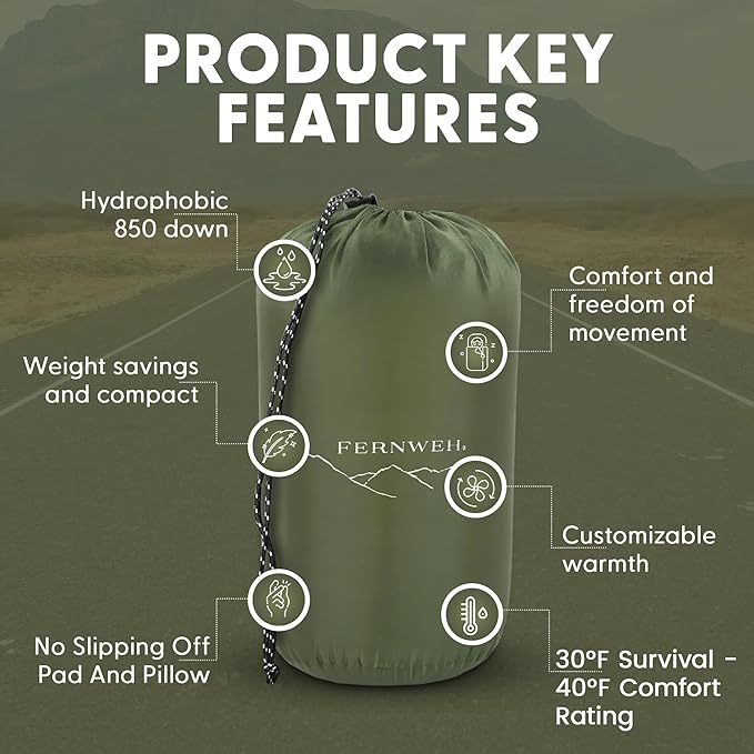 Ultralight Sleeping Bag Top Quilt 850 Down Ultralight Backpacking Camping Blanket