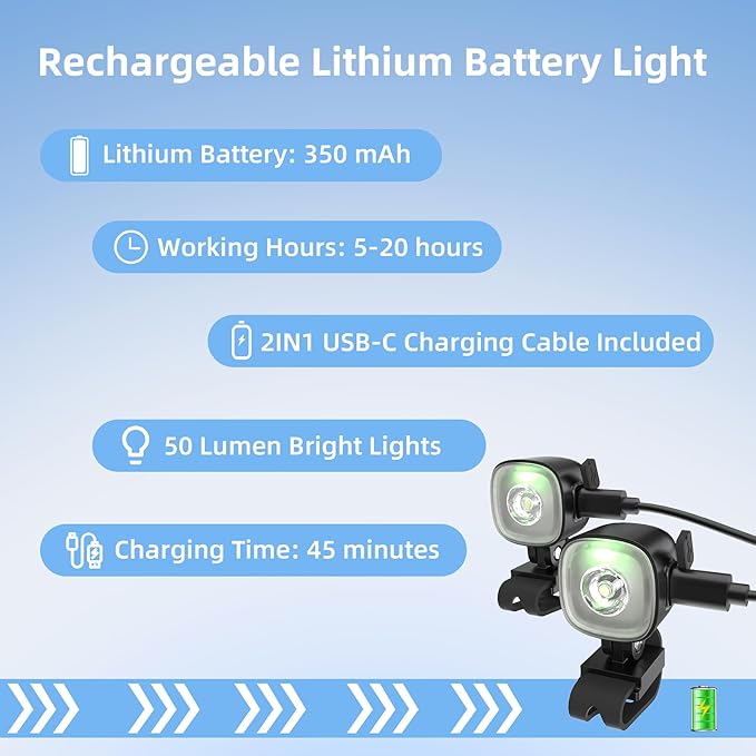 2 Original Rechargeable Headlights for Croc Charms, Rechargeable Flashlight for Croc Kids Girl Boy Women Men Sandal, Christmas Lights, Clip on Clog Headlamp Shoe Decoration for Crocs