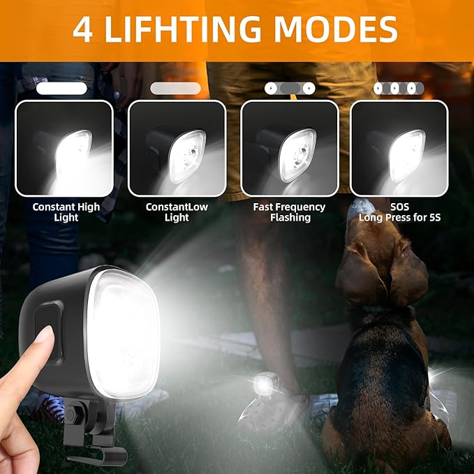 Original 2 Headlights for Crocs Charms, Flashlight Attachment for Crocs Shoes, Accessories for Crocs Kids Boy Girl Men Women Adult Sandals, Clip on Clog Headlamp,Shoe Light Up Charms for Crocs