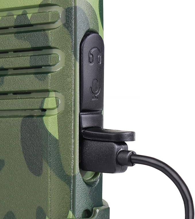 Retevis RT22 Walkie Talkies for Adults, Two Way Radio Long Range Rechargeable, Portable Two-Way Radios, Mini, VOX Handsfree, for Kids Family Camping Hiking Road Trip Adventure (2 Pack, Camouflage)