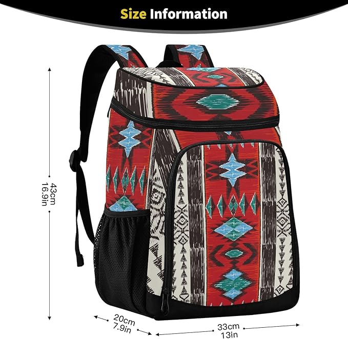 Cooler Backpack Insulated Leak Proof Beach Cooler Bag 30 Cans Waterproof Lightweight Soft Lunch Picnic Cooler for Men Women