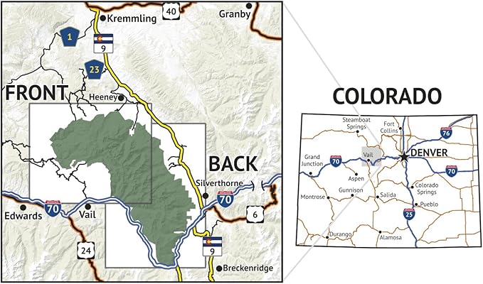 Outdoor Trail Maps LLC Eagles Nest Wilderness - Colorado Topographic Hiking Map (2018)