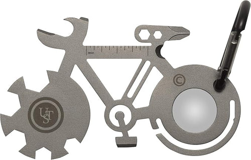 UST Tool-a-Long Multi-Tool Carabiners with Durable, Compact Stainless Steel Construction for Hiking, Kayaking, Camping, Travel and Outdoor Survival