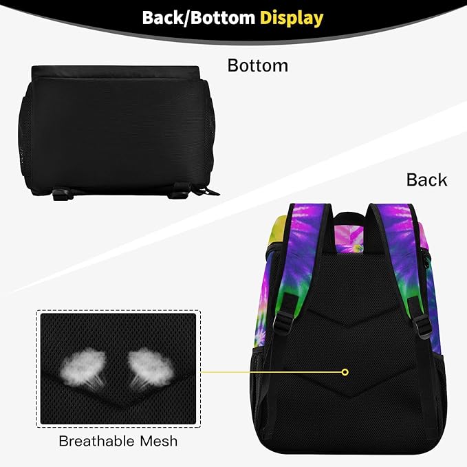 Cooler Backpack Insulated Leak Proof Beach Cooler Bag 30 Cans Waterproof Lightweight Soft Lunch Picnic Cooler for Men Women