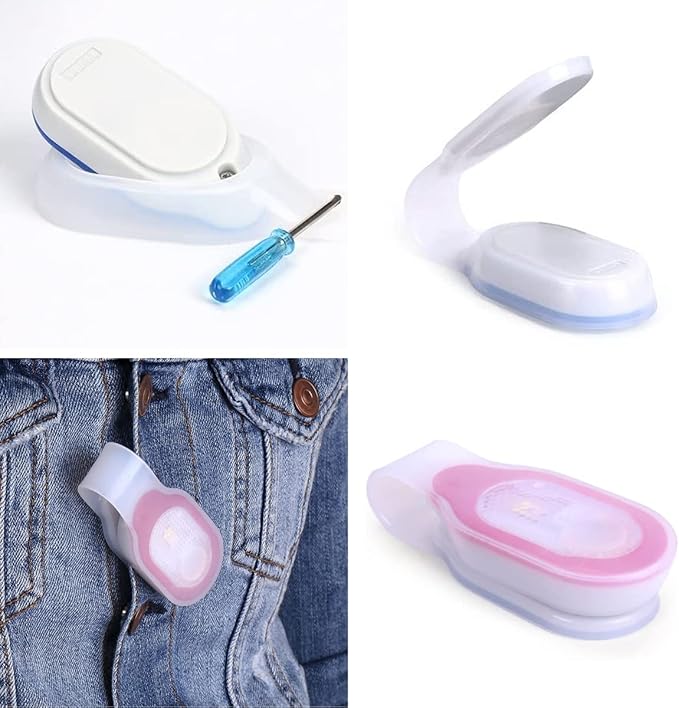 Nurse Accessories for Work,Night Light Nurse Nightshift Hand Free LED Flashlight Clip On to Clothing,Magnetic Flashlight for Walking Running Pets Outdoors Emergency(2 Extra Battery)
