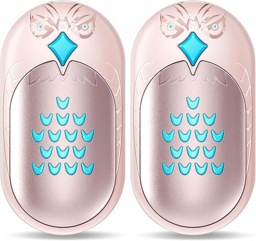 Hand Warmers Rechargeable, 2 Pack 6000mAh Electric Portable Heater, 20 Hrs Long Heating Hot Pockets Hand Warmer, Hunting Gear, Gifts for Women, Men, Raynauds, Camping, Golf, Outdoors