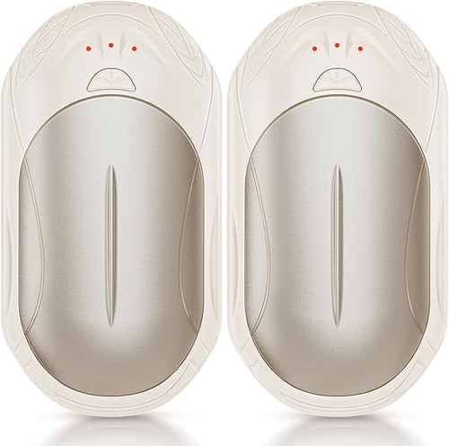 AI Hand Warmers Rechargeable 2 Pack, 6000mAh Electric Hand Warmers, AI Smart Chips 20Hrs Long Safe Heat, Portable Pocket Heater, Gifts for Christmas, Outdoor, Golf, Hunting, Camping Accessories