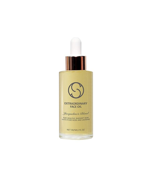 CIRCCELL Extraordinary Face Oil - Jacqueline's Blend for Brightening & Anti-Aging – Hydrating Natural Skin Care Treatment with Vitamin C, Rose & Jasmine Oils - All Skin Types, 30 ml