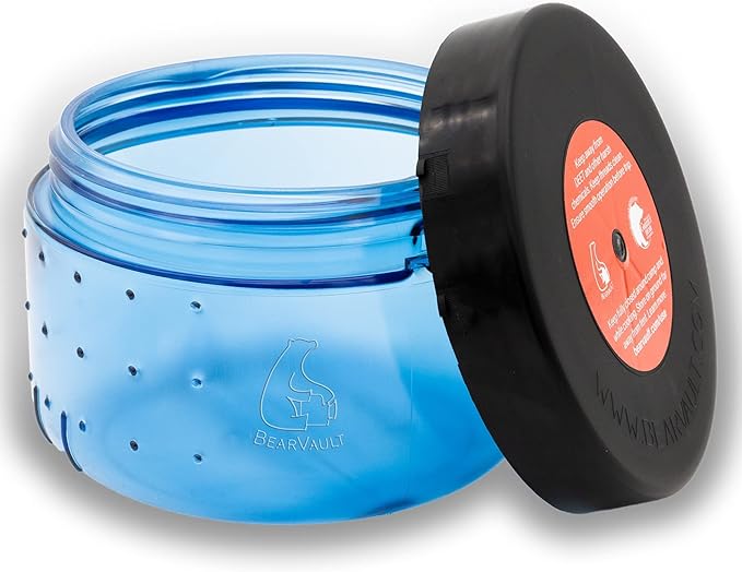 Bear Canister for Backpacking. 4 Sizes: BV500, BV475, BV450, BV425. Bear Resistant Food Container for Camping, Hiking, Fishing, Canoeing, Hunting, bikepacking. Bear Vault is Bear Safe!