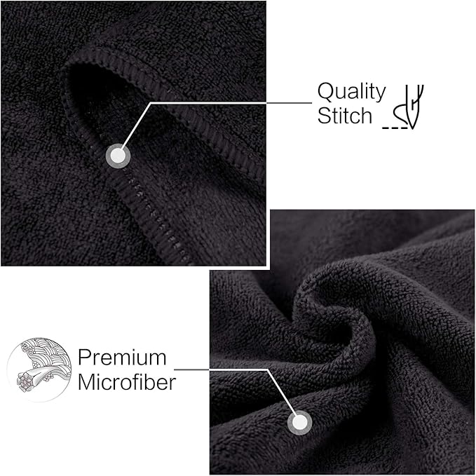 SUNLAND Microfiber Gym Bath Towel Ultra Soft Travel Camping Towel Super Absorbent Swimming Sport Towel for Adults and Children 24inchX48inch