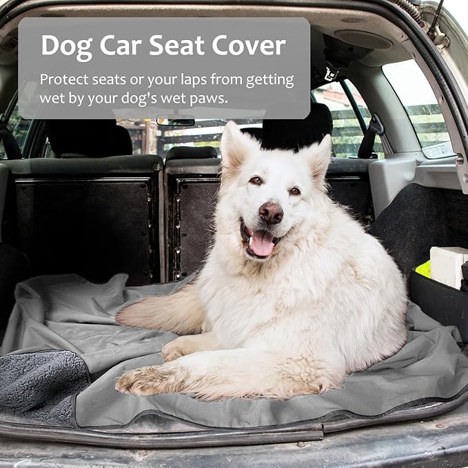 Tirrinia Outdoors Waterproof Throw Blanket, 66”x 90” Sherpa Fleece Stadium Windproof Mat for Boat, Traveling, Camping, Hiking, Football - Machine Washable
