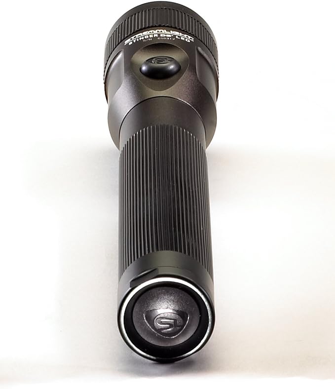 Streamlight 75813 Stinger DS LED Flashlight with AC/DC Steady Charger, Black - 425 Lumens