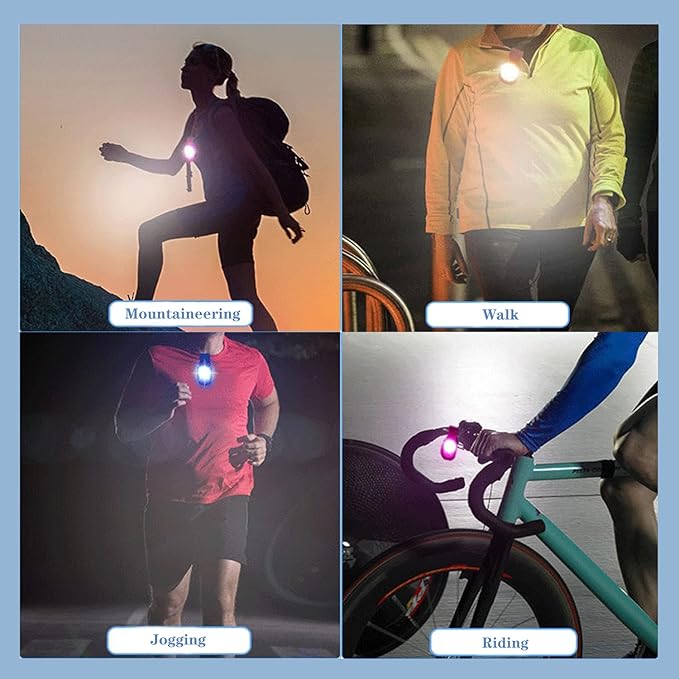 lumif-y Light for Nurses LED Flashlight Clip on Flashlight for Night Safety Care Night Light Hands-Free Strong Magnetic Grab Clothes, Suitable for Walking Running Sports Outdoor Emergency(Pink)