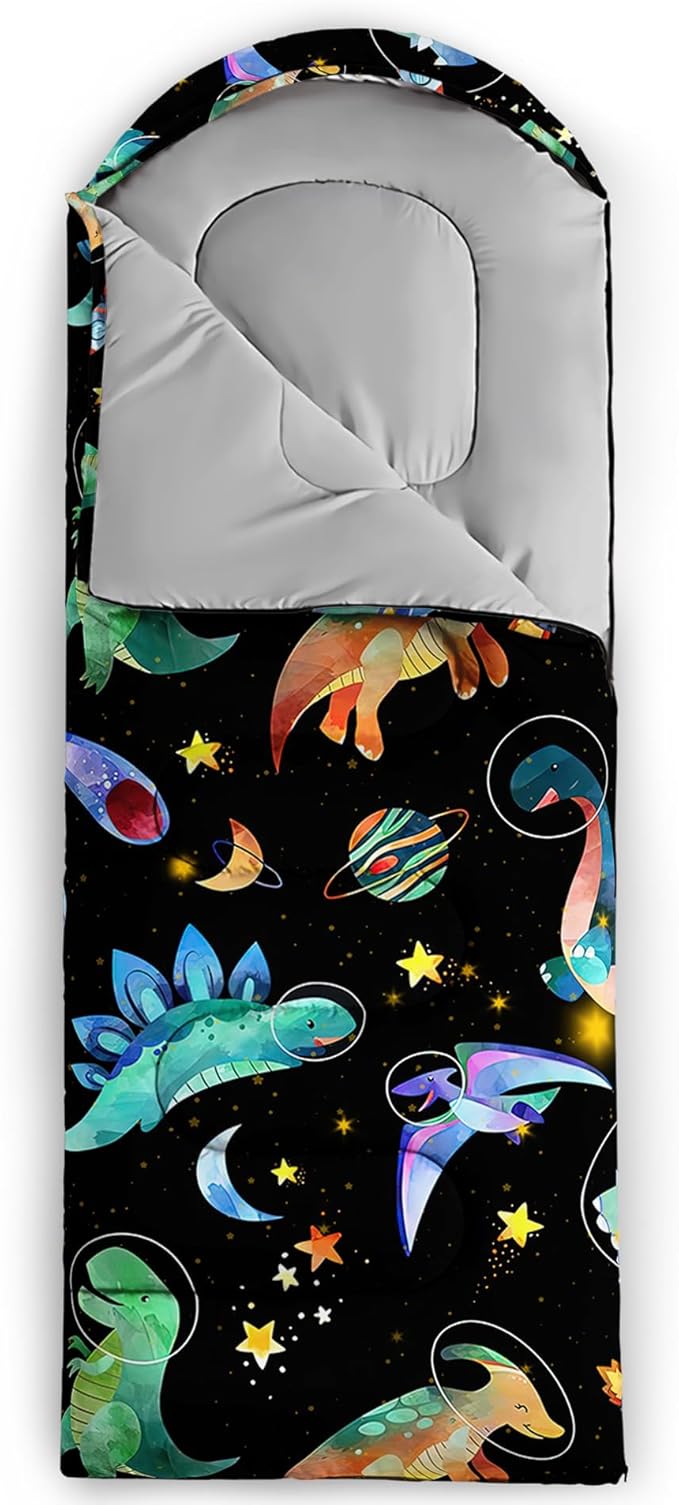 QOOMO Camping Sleeping Bags,3 Season Warm & Cool Weather,Lightweight,Waterproof Sleeping Bags for Adults & Kids,Traveling,and Outdoors,Camping Gear Equipment