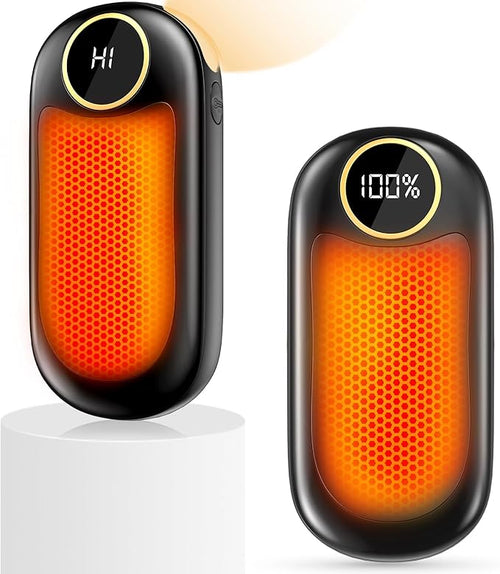Hand Warmers Rechargeable, 14000mAh Electric Hand Warmer Max 18Hrs Warmth, Dual-Sided Hand Warmers Reusable Heat Up to 131℉, Portable Gloves Handwarmers for Raynauds, Hunting, Golf, Football, Camping