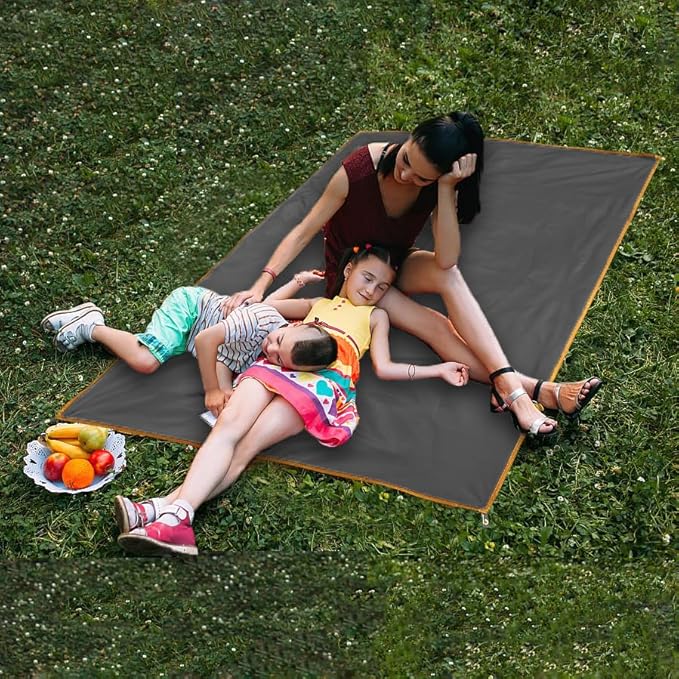 Wind Tour Portable Multifunctional Outdoor Camping Tarp Groundsheet Footprint Lightweight Floor and Ground Tarps for Camping Hiking with Carry Bag (70.6"*83")