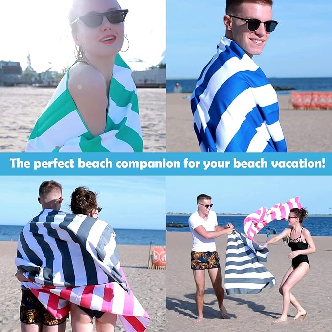 Your Choice Microfiber Beach Towels, Sand Free Beach Towel, Quick Dry Beach Towel, Extra Large Beach Towels for Adults, Kids (67x35 Inch, 60x30 Inch), Travel Towel, Camping Towel
