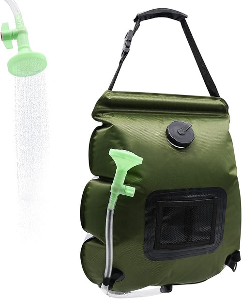 Solar Shower Bag, 1/2/4 Pack 5 Gallons/20L Camping Shower Bag, Portable Shower Bag with Removable Hose and On-Off Switchable Shower Head for Camping Beach Swimming Outdoor Traveling Hiking