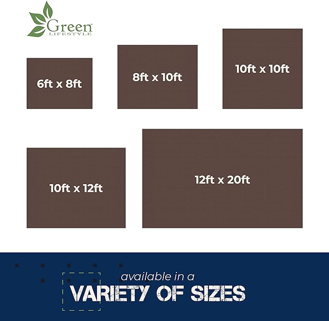 Tent Footprints Tarp Cover Brown/Silver Heavy Duty Thick Material Water Proof Tear Proof UV Resistant Reinforced Edges for Camping Boat Tent RV or Pool Cover Tent Footprints 20x30