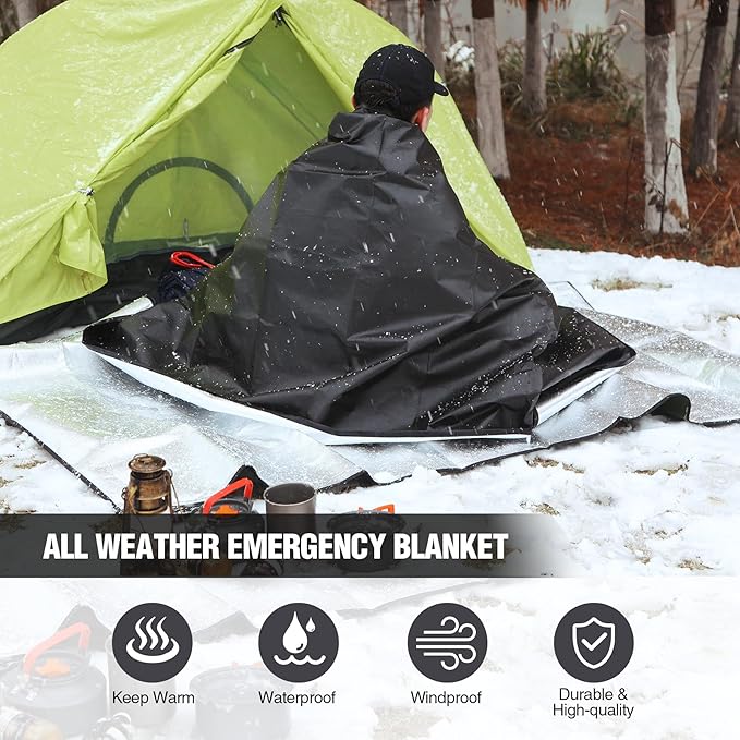 REDCAMP Ultralight Tent Footprint, PU 2000 Waterproof Camping Tent Tarp with Drawstring Carrying Bag, Waterproof Camping Tarp for Outdoor Hiking Camping
