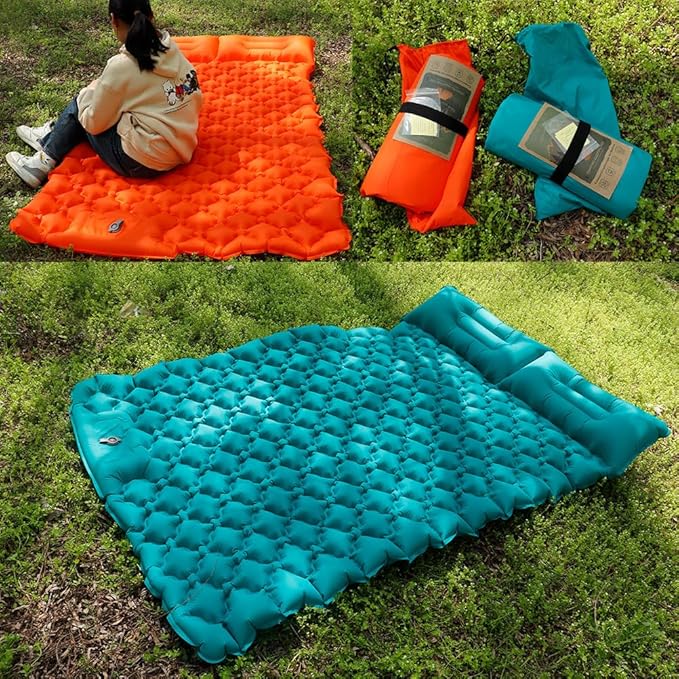 Sleeping Pad Ultralight Inflatable Sleeping Pad for Camping,Built-in Pump, Ultimate for Camping, Hiking,Lightweight Inflatable Sleeping pad