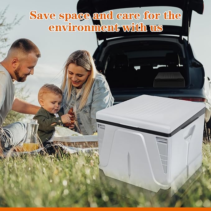 Camping Toilet, Composting Toilet with Biodegradable Bags, Portable Potty for Adults, Folding Toilet for Car Camping Hiking Long Trips Beach