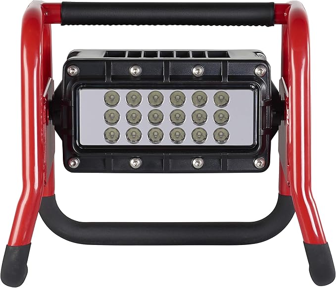 Streamlight 46000 High-Lumen Rechargeable Portable Scene Light II with 120V AC/12V DC Power, Red