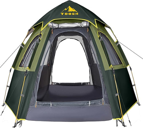 Camping Tent with Instant Setup, 2/3 Person Weatherproof Tent Easy Quick Set Up in 60 Seconds with Rainfly Backpack Tent for Family Camping & Hiking, Upgraded Ventilation,Center Height 66-inch