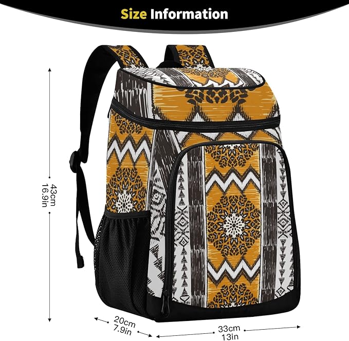 Cooler Backpack Insulated Leak Proof Beach Cooler Bag 30 Cans Waterproof Lightweight Soft Lunch Picnic Cooler for Men Women