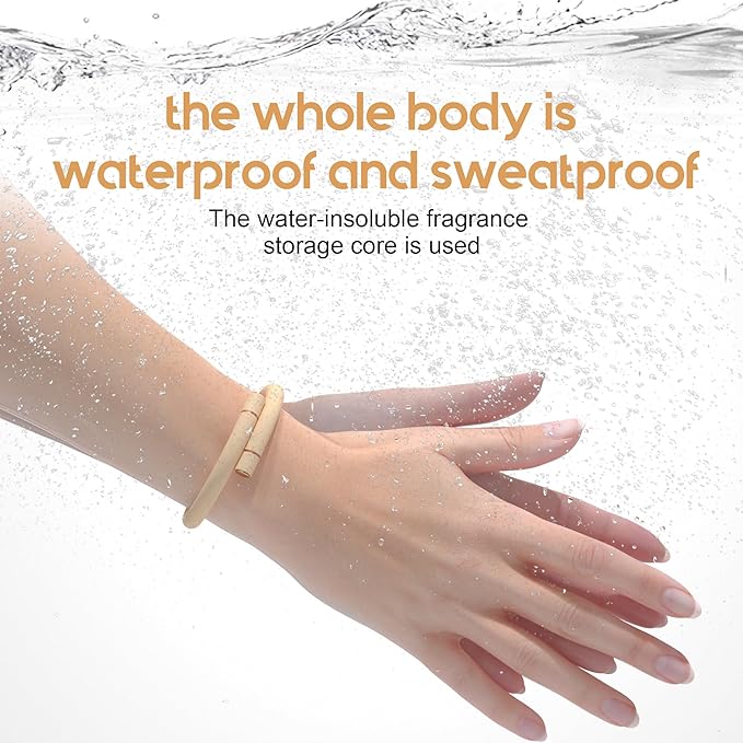 Mosquito Bracelets, Insect & Pest Mosquito Bands for Adults and Kids, DEET Free, Mosquito Wristbands Outdoor Patio Hiking Camping Gear Must Haves (10 Replacement Cores - Pink)