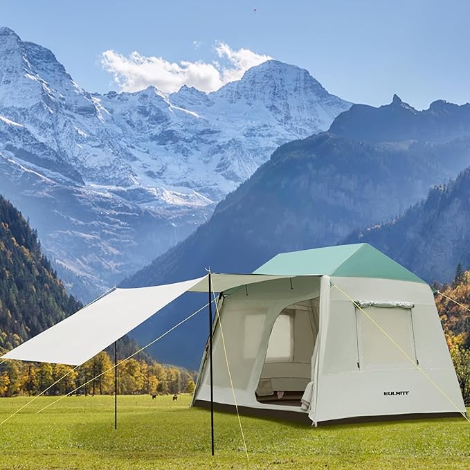 Tent for Camping, 3-6 Person Family Tents with Spacious Interior, Waterproof Tent with Carry Bag for Family Camping Traveling Hiking Picnic