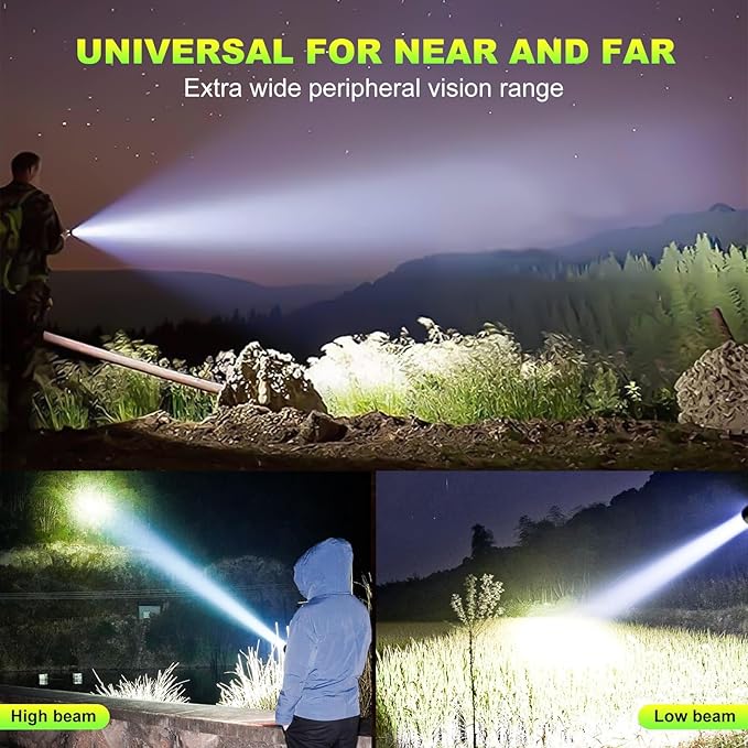 Mini Rechargeable Flashlight with Clip, Pocket LED Small Super Bright Flash Light with USB C Charging, EDC Magnetic Lightweight Tactical 5 Modes Lamp for Camping,Hiking,Emergency
